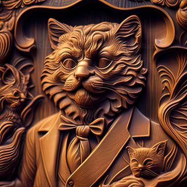 3D model Louis Wain (STL)